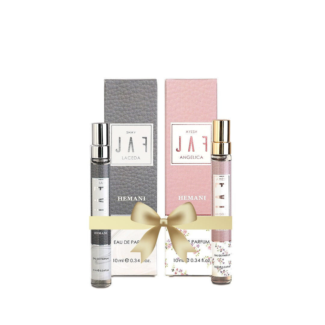 JAF Perfume Bundle – Ayesh Angelica & Shav Laceda 10ml each